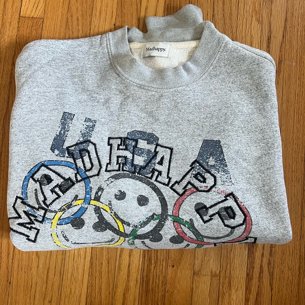 Mad happy Olympic crewneck XS